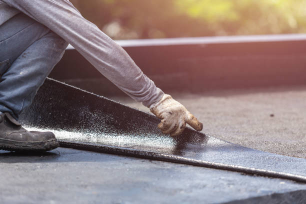 Professional Emergency Waterproofing technician working in Temperance, MI